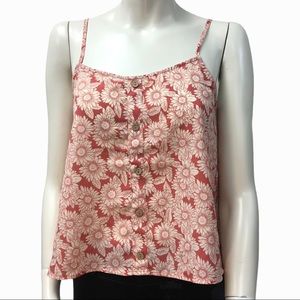 Fifty‎ STREET sunflower tank top small